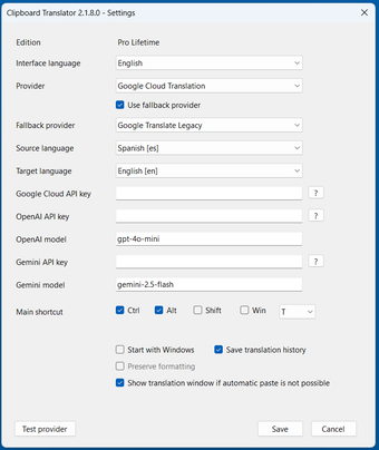 Image 0 for Clipboard Translator