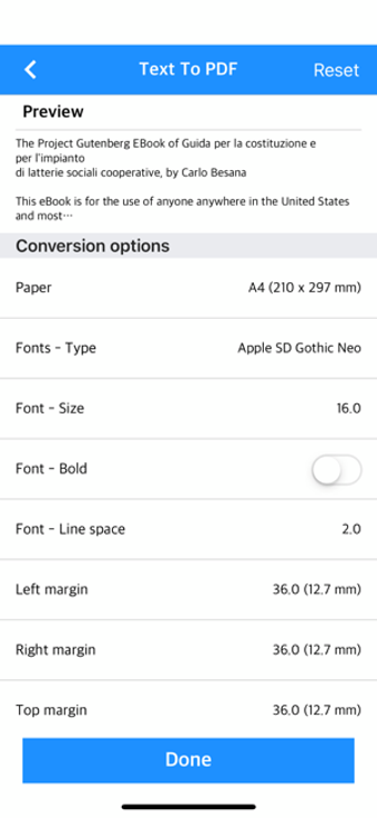 Image 0 for Txt2PDF - TXT File to PDF