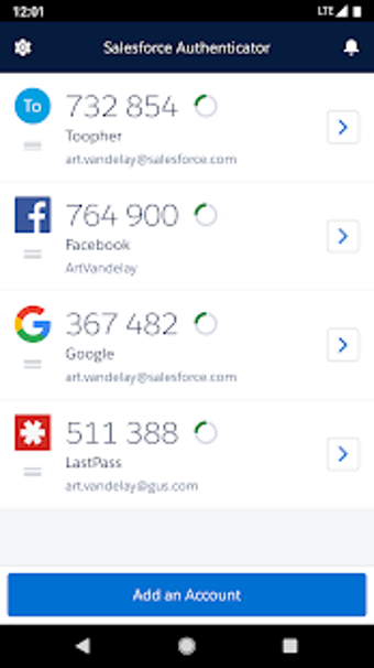 Image 1 for Salesforce Authenticator