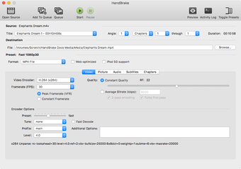 Imagen 1 para HandBrake
