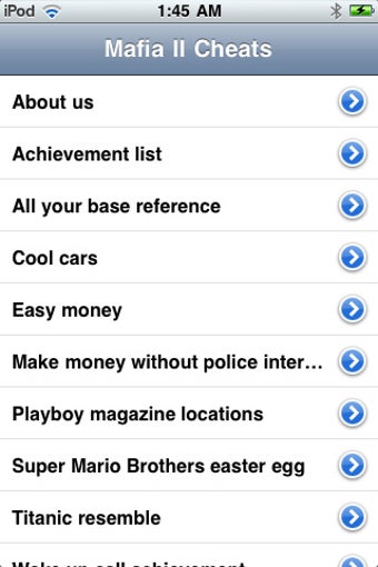 Image 0 for Cheats for Mafia II