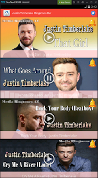 Image 0 for Justin Timberlake Rington…