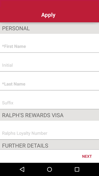 Imagen 0 para Ralphs rewards plus Visa