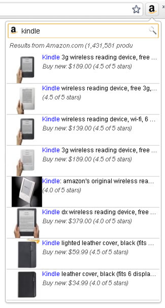 Image 0 for Amazon Search bar