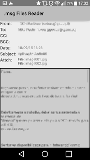 Image 1 for .msg Files Reader