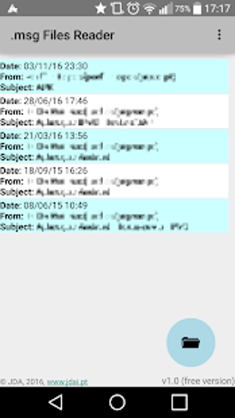 Image 0 for .msg Files Reader
