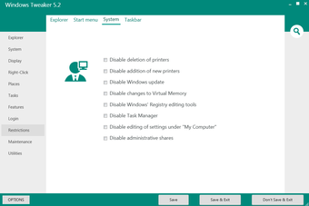 Imagen 9 para Windows Tweaker Portable