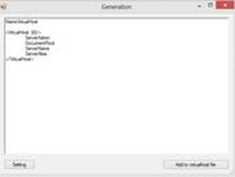 Image 0 for VirtualHost Generator