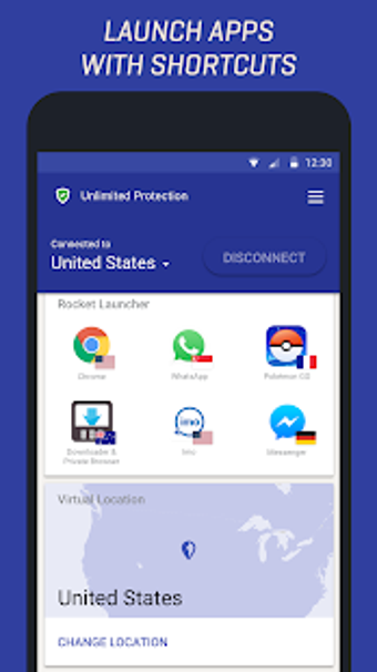 Imagen 3 para Rocket VPN Free  Internet…