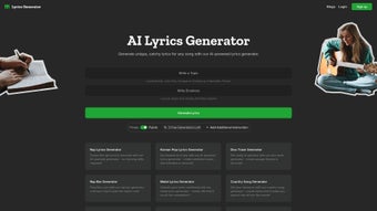Image 0 for Lyrics Generator