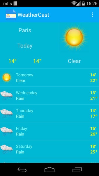 Image 2 for WeatherCast