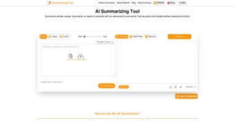 Image 0 for Summarizing Tool.io