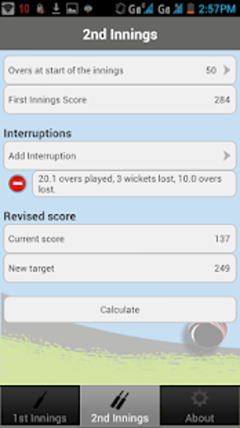 Imagen 3 para Duckworth-Lewis Calculato…