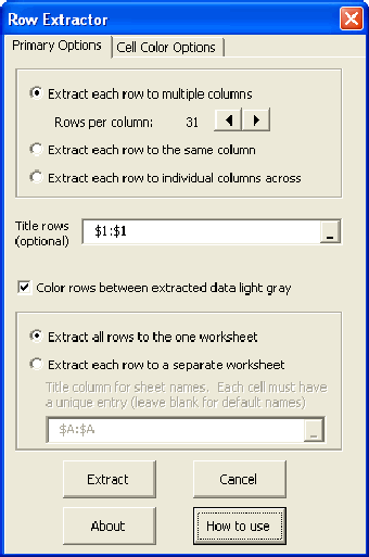 Imagen 0 para Row Extractor for Microso…
