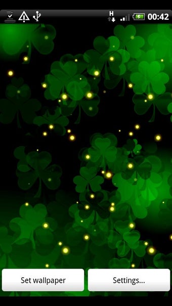 Image 1 for Shamrock Live Wallpaper