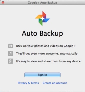 Image 0 for Google Auto Backup Instal…