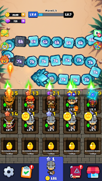 Image 0 for Merge Heroes: Number Snak…