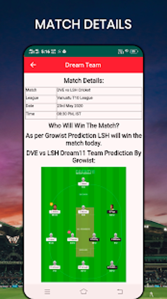 Imagen 0 para Dream 11 Experts - Dream1…