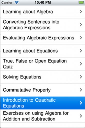 Image 0 for Learn Elementary Algebra