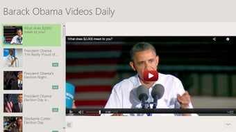 Imagen 0 para Barack Obama Videos Daily