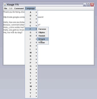 Imagen 0 para JGoogle TTS