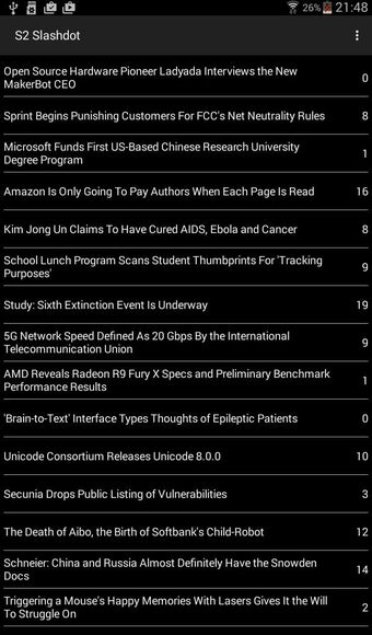 Image 1 for S2 Slashdot Reader
