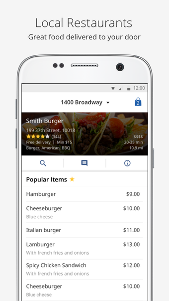 Imagen 1 para delivery.com: Order Food,…
