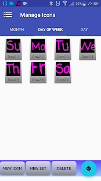 Image 0 for DateBar - date in status …