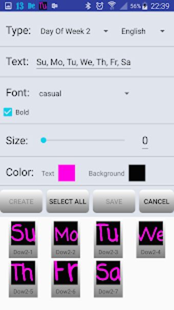 Image 3 for DateBar - date in status …
