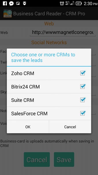 Image 7 for Business Card Reader - CR…