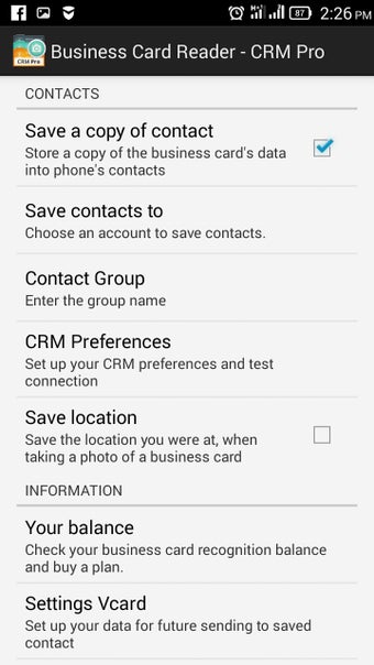 Imagen 5 para Business Card Reader - CR…