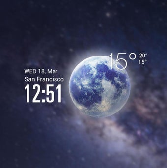 Image 1 for Super realism Clock Weath…