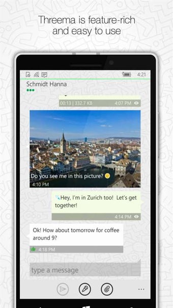 Image 0 for Threema for Windows 10