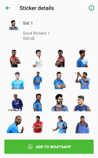 Image 0 for Indian Cricket Stickers f…