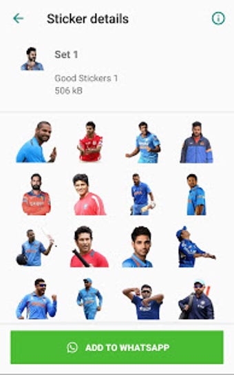 Image 2 for Indian Cricket Stickers f…