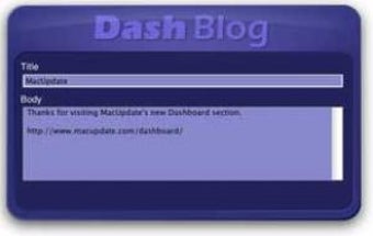 Image 0 for Dashblog