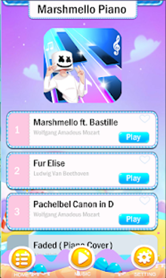 Imagen 2 para Marshmello : Piano Tiles …