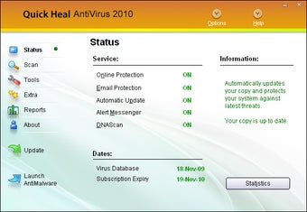 Image 0 for Quick Heal AntiVirus 2010…