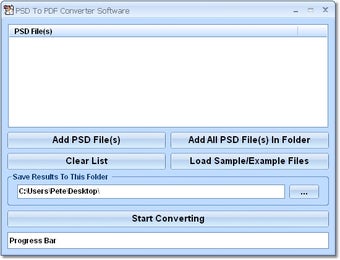 Image 0 for PSD To PDF Converter Soft…