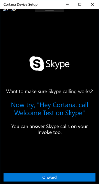 Image 3 for Cortana Device Setup for …