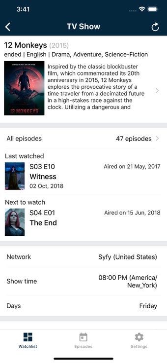 Image 1 for TV Tracker - TV Show Trac…