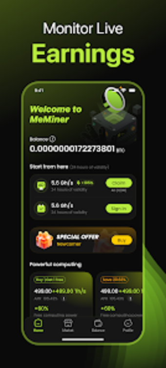 Image 0 for MeMiner: Cloud Mining