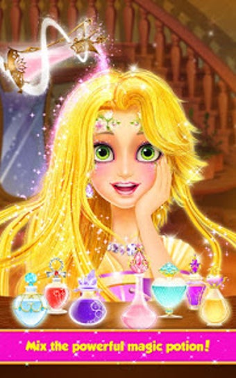 Imagen 2 para Long Hair Princess Hair S…