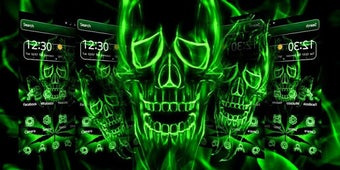 Image 1 for Weed Smoke Skull Theme