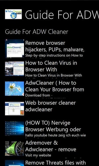 Image 0 for ADW Cleaner-Guide