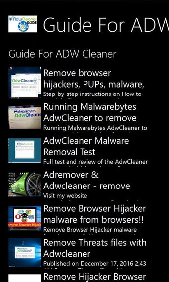 Image 1 for ADW Cleaner-Guide
