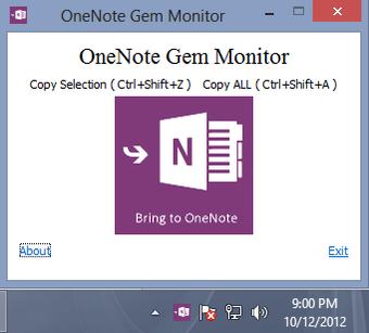 Image 0 for OneNote Gem Monitor