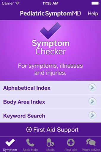Image 0 for Pediatric SymptomMD
