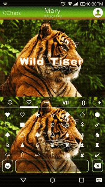 Image 0 for Wild Tiger Emoji Keyboard
