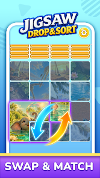 Image 0 for Jigsaw Drop  Sort